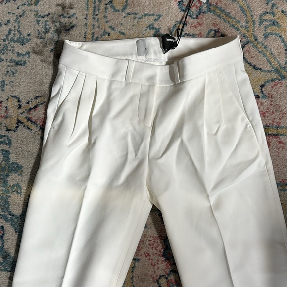 NWT Coperni Low Rise Loose Tailored Trousers in Optic White - Picture 7 of 10